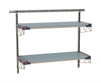 Metro SW-1848S4-45-2TIER SmartWall Life Wall-Mounted Shelving
