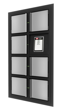Hatco Flav-R 2-Go Built-In 7-Cubbie Food Locker System with 10-Inch Touchscreen