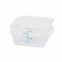 Winco PCSC-2C Commercial Food Storage Containers Case of 60