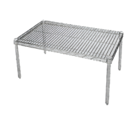 Metro Super Erecta Brite Open Wire Dunnage Rack Platform, 36 in. W x 24 in. D x 14-1/2 in. H