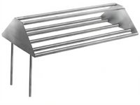 Eagle Group Table-Mounted Double-Sided Sorting Shelf for Soiled Dish Tables, 60 x 30.875 x 33.375 Inches