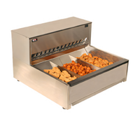 Crisp N Hold 4-Lane Stainless Steel Fry Dump Station with Circulated Air Heating, 1,780 Cu. In.