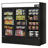 Turbo Air TGF-72FAB-N Three-Section Glass Door Freezer Merchandiser