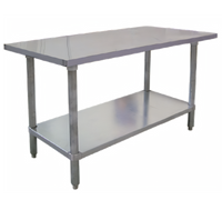 Omcan USA 17578 Elite Series Stainless Steel Prep Tables
