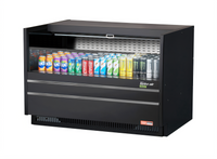 Turbo Air TOM-48UC-W(B)-N 48-1/4-Inch Drop-In Horizontal Open Refrigerated Display Case, Low Profile, 6.8 Cu. Ft.