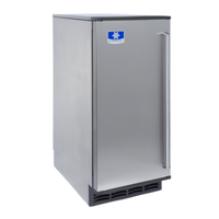 CrystalCraft Premier Air-Cooled Cube-Style Self-Contained Ice Maker with 25 lb Storage