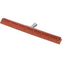 Flo-Pac® 24-Inch Straight Red Gum Rubber Floor Squeegee Head, Head Only