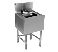 Spec-Bar 18-Inch x 24-Inch Single-Compartment Wet Waste Sink with Deck-Mount Faucet