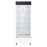 KoolMore 15 Cu. Ft. Medical Pharmacy Refrigerator with Electric-Heated Glass Door and Backup Battery, White