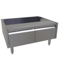 Glastender ACB-30 Two-Door Stainless Steel Underbar Add-On Cabinet Base, 30-Inch Wide