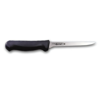 Advantage Series 6-Inch Narrow Stiff Straight-Edge Boning Knife with Black Polypropylene Handle