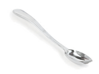 Carlisle Aria 9-1/4-Inch Solid Serving Spoon, 1/2 oz., 18/8 Stainless Steel