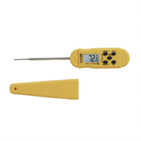 Taylor Precision Rapid Response Digital Pocket Thermocouple Thermometer with 1.5 mm Step-Down Probe