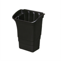 Rubbermaid Commercial Products 8 Gallon Black Refuse Bin