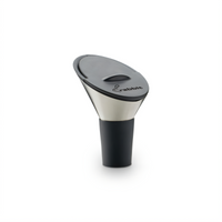 Black Sliding Wine Pourer Stopper