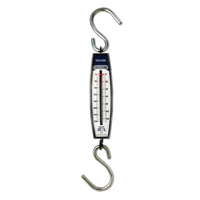 Taylor Precision Industrial Vertical Hanging Scale, 280 lb x 5 lb / 128 kg x 2 kg, Steel Housing