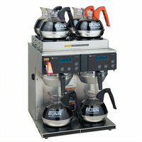 BUNN AXIOM 4/2 Twin Automatic Fill Double Commercial Drip Coffee Brewer with 6 Warmers, 15 Gallons per Hour