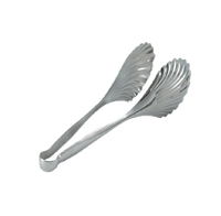 Vollrath 10-Inch Scalloped Serving Tongs, 18/10 Stainless Steel
