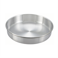 Winco 12-Inch Round Aluminum Layer Cake Pan, 3-Inch Deep