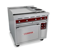 Southbend SE36D-BBB Heavy Duty 36-Inch Electric Range with 6 Round Hotplates and Standard Oven