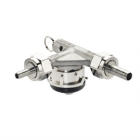 Krowne Mastertap Low Profile Stainless Steel S-System European Keg Coupler