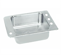 Advance Tabco Smart Series Self-Rimming Drop-In Classroom Sink, 1-Compartment, 20 x 16 x 8 in Bowl, 304 Stainless Steel