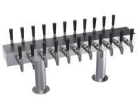 Krowne Double-Sided Glycol-Cooled T-Head Beer Tower, 22 Faucet Capacity