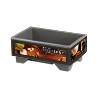 Vollrath Cayenne® Full-Size Rethermalizing Soup Merchandiser with Tuscan Graphics, Base Unit Only