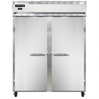 Continental Refrigerator 2FEN Extra-Wide Two-Section Reach-In Freezer with Solid Doors