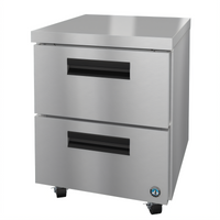 Hoshizaki Steelheart 27-Inch One-Section Undercounter Refrigerator with 2 Drawers