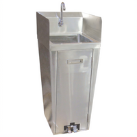 Hand Wash Pedestal Sink with 16
