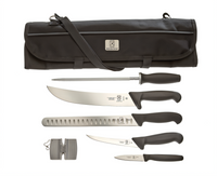 Mercer Culinary BPX® BBQ Competition 7-Piece Knife Set with 7-Pocket Roll Bag