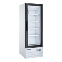 Omcan USA 8.5 Cu. Ft. One-Section Reach-In Glass Door Merchandiser