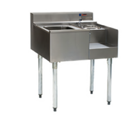 Eagle Group 2200 Series Underbar Ice Bin/Cocktail Station with Blender Recess and Left Ice Bin, 36 x 24 Inches