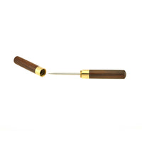 Barfly 6-3/4-Inch Portable Ice Pick with Hardened Stainless Steel Blade Point and Natural Wood Handle