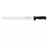 Mundial 14-Inch Hollow Edge Slicing Knife with Black Polypropylene Handle