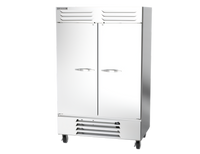 Beverage-Air Vista Series Two-Section Reach-In Refrigerator, 46.15 Cu. Ft., Solid Doors, Bottom-Mounted Self-Contained
