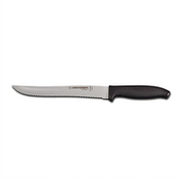 Dexter Russell SofGrip 8-Inch Scalloped Utility Slicer with Black Soft-Rubber Grip Handle