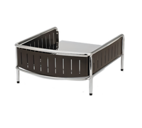 Vollrath Contoured Black Induction Buffet Station, 18-1/4 x 15-7/8 x 8 Inches