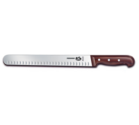 Victorinox 12-Inch Straight Granton Slicer Knife with Wood Handle