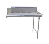 John Boos Pro-Bowl Clean Straight Right-Hand Dish Table, 24 x 30 x 44-Inch, Stainless Steel