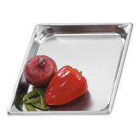 Vollrath Super Pan V 2/3 Size Solid Stainless Steel Food Pan, 1-1/4 Inch Deep, 3 Qt