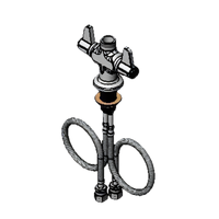 equip Single-Hole Deck Mount Mixing Faucet, Less Nozzle, Ceramic Cartridges, Lever Handles