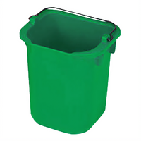 Executive Heavy-Duty 5 Quart Green Plastic Pail