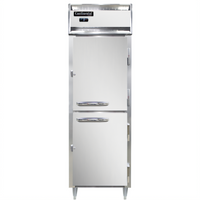 Continental Refrigerator Designer Line One-Section Reach-In Half-Height Solid Door Freezer