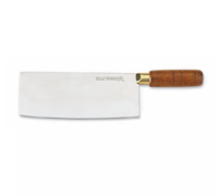 Mundial 8-Inch Chinese Chef's Knife with Stainless Steel Blade and Wood Handle