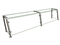 Hatco Flav-R-Shield EP22 Full-Service Pass-Over Food Shield, 72 Inch, 2-Bay