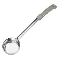 Winco Prime 4 oz Solid One-Piece Stainless Steel Portion Control Serving Spoon