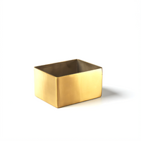 American Metalcraft Gold Stainless Steel Rectangular Sugar Packet Holder