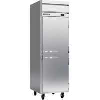 Beverage-Air Horizon Series Self-Contained Top-Mount Reach-In Refrigerator, 1-Section, 21.17 Cu. Ft., 2 Half Solid Doors